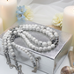 Beautiful Howlite, Hematite, Agate, and Labrador Two-Strand Necklace