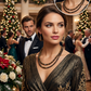 Gorgeous Gold & Black Hematite Two-Strand Beaded Necklace Set handcrafted by Artistry Jewelry