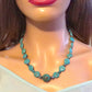 Lovely Crazy Lace Agate & Magnesite, Turquoise, Brown, Semi-precious, Beaded Necklace handcrafted by Artistry Jewelry