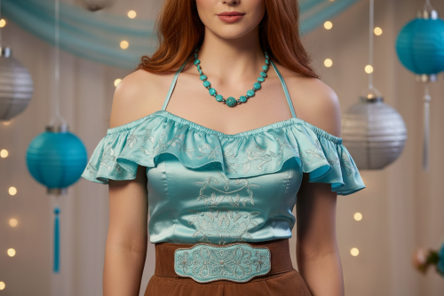 Lovely Crazy Lace Agate & Magnesite, Turquoise, Brown, Semi-precious, Beaded Necklace handcrafted by Artistry Jewelry