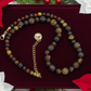 Alluring Carnelian Round, Agate, and Hematite Beaded Necklace