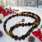 Alluring Carnelian Round, Agate, and Hematite Beaded Necklace