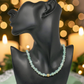 Alluring Burness Jade, Crystal and Hematite Beaded Necklace by Artistry Jewelry