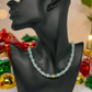 Alluring Burness Jade, Crystal and Hematite Beaded Necklace by Artistry Jewelry