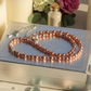 Charming Rose Gold Hematite Beaded Necklace