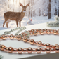 Charming Rose Gold Hematite Beaded Necklace