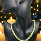 Charming Green and Gold Beaded Necklace by Artistry Jewelry