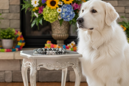 Ravishing Natural Labradorite, Cubic Zirconia, and Crystal Beaded Necklace by Artistry Jewelry