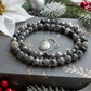 Ravishing Natural Labradorite, Cubic Zirconia, and Crystal Beaded Necklace by Artistry Jewelry