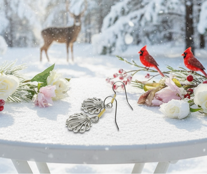 Attractrive Shell Drop Earrings