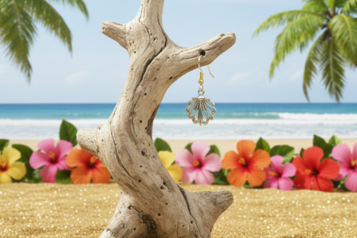 Attractrive Shell Drop Earrings