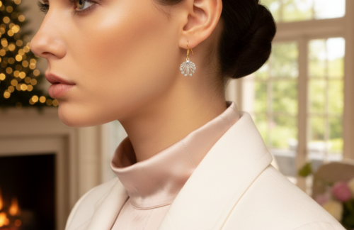 Attractrive Shell Drop Earrings