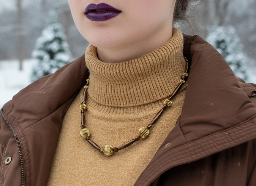 Lovely Hearts and Hematite Beaded Necklace