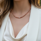 Charming Rose Gold Hematite Beaded Necklace