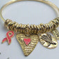 Charming Pink Ribbon Bracelet