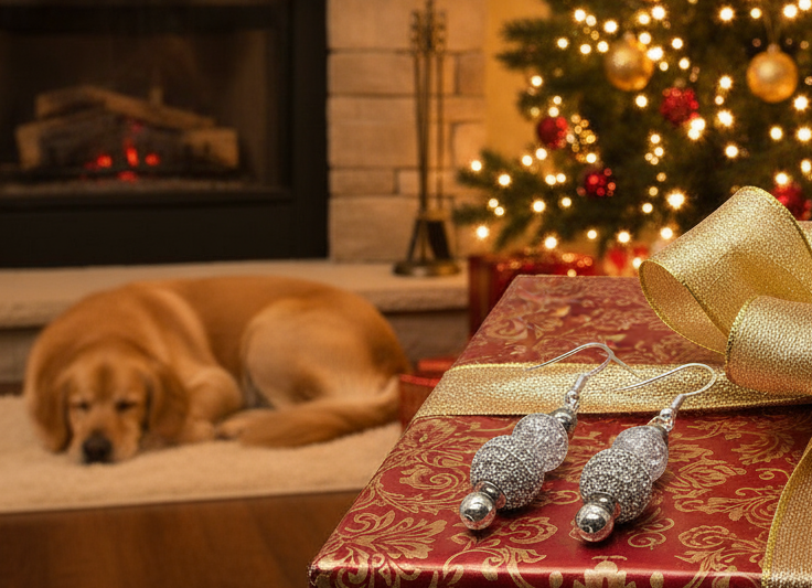 Elegant Silver and Crystal Drop Earrings