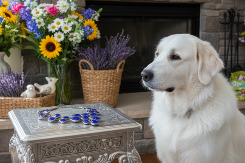 Ravishing Colbalt Blue Teardrop Necklace