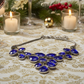 Ravishing Colbalt Blue Teardrop Necklace