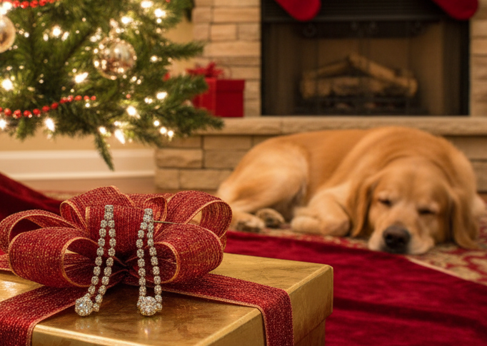 Elegant Smokey Black Rhinestone Dangle Earrings