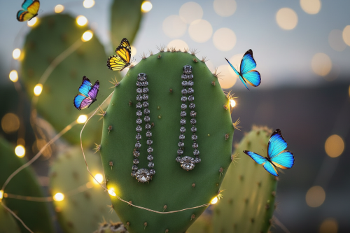 Elegant Smokey Black Rhinestone Dangle Earrings