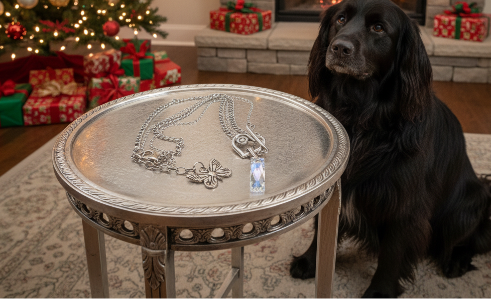 A Heart and Crystal for You Necklace