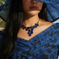 Ravishing Colbalt Blue Teardrop Necklace