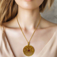 Beautiful Siam Crystal with an Elegant Gold Filigree Pendant, One-of-a-Kind Necklace Set- handcrafted by Artistry Jewelry