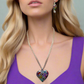 Fabulous Purple, Yellow, Red, Blue, Silver Colors and Fragile Rhinestones Chain Necklace Set A-by Artistry Jewelry