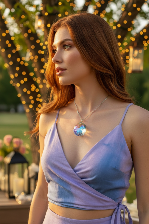 Beautiful Crystal Choker