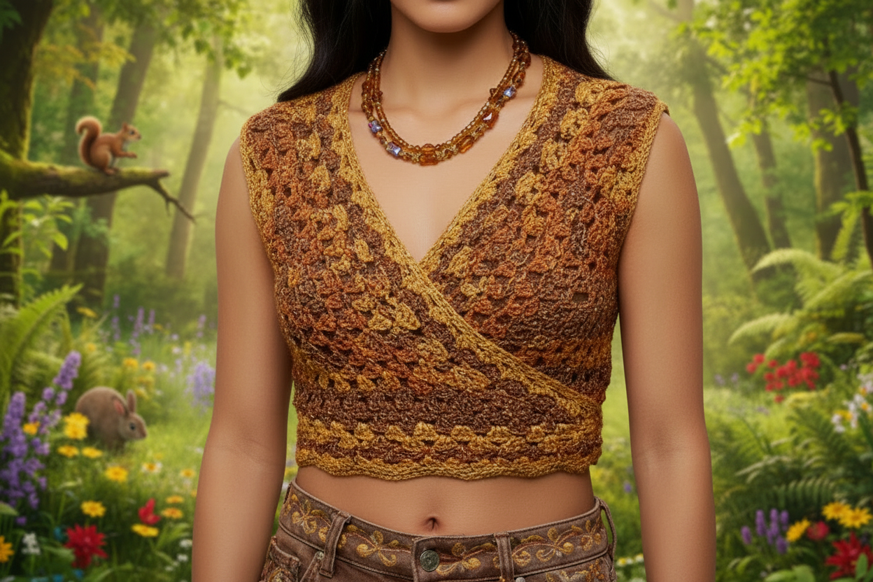 Lovely Browns, Blues, Oranges, and Gold Colors, Two-Strands, Beaded Necklaces, One-of-a-Kind - crafted by Artistry Jewelry