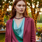Stunning Natural Berry Tourmaline, Olive Quartz, and Gold Hematite, One-of-a-Kind, Beaded Necklace Set-handcrafted by Artistry Jewelry