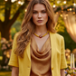 Exciting Yellow Fire Dragon Agates and Copper Crystal Twist, Semi-precious, One-of-a-Kind, Necklace - handcrafted by Artistry Jewelry