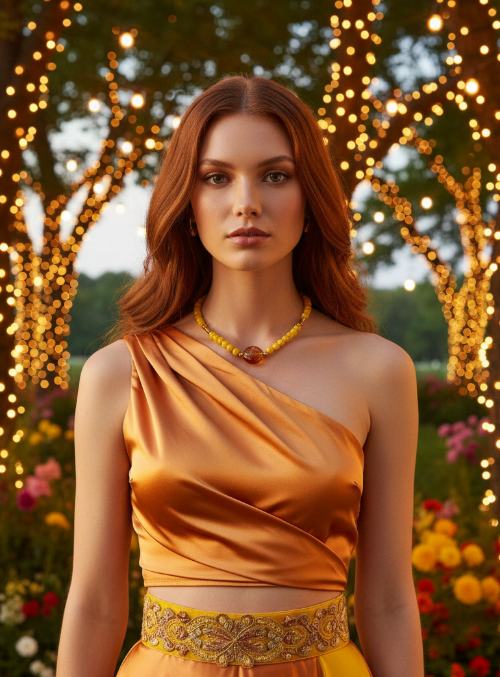 Exciting Yellow Fire Dragon Agates and Copper Crystal Twist, Semi-precious, One-of-a-Kind, Necklace - handcrafted by Artistry Jewelry