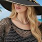 Beautiful Snow Cracked Crystal Beads and SP Hematite, Beaded Necklace Set-crafted by Artistry Jewelry