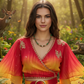 Fabulous Natural Green & Red Imperial Jasper, Gold Hematite, and CZ, Semi-precious, One-of-a-Kind,Beaded Necklace-handcrafted by Artistry Jewelry