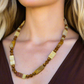 Beautiful Natural Italian Onyx, Quartz, and Crystals, One-of-a-Kind, Semi-precious Necklace-A-handcrafted by Artistry Jewelry