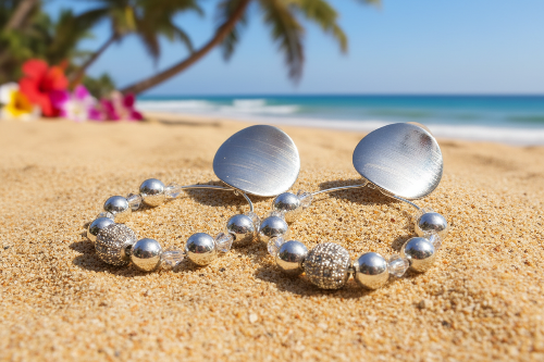 Dazzling Silver and Crystal Earrings