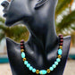Gorgeous Pearl Maroon beads, Natural Matte Turquoise, Crystal, and Hematite, Beaded  Necklace-crafted by Artistry Jewelry