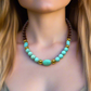 Gorgeous Pearl Maroon beads, Natural Matte Turquoise, Crystal, and Hematite, Beaded  Necklace-crafted by Artistry Jewelry