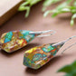 Dazzling Bohemian Imperial Jasper Geometric Drop Earrings