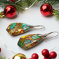 Dazzling Bohemian Imperial Jasper Geometric Drop Earrings