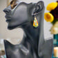 Dazzling Bohemian Imperial Jasper Geometric Drop Earrings