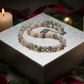 Captivating Black Dragon Vein Agate and Crystal Necklace