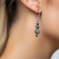 Elegant Silver and Crystal Drop Earrings