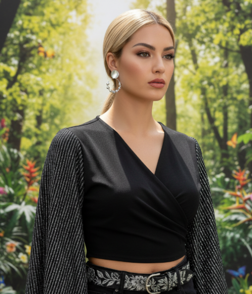 Dazzling Silver and Crystal Earrings