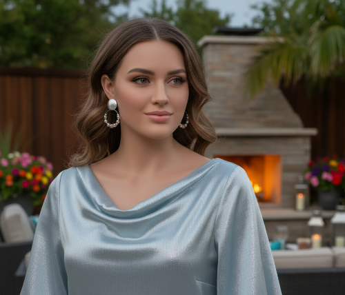 Dazzling Silver and Crystal Earrings