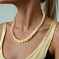 Magnificent Celestial Opal Crystal and Hematite Beaded Necklace