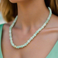 Alluring Burness Jade, Crystal and Hematite Beaded Necklace by Artistry Jewelry