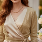 Beautiful Peach/Amber, Crystal and Cream, Golden Shadow Beaded Necklace Set handcrafted by Artistry Jewelry