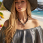 Gorgeous Black Diamond Crystals, Cubic Zirconia, and Black Pearl Beads, One-of-a-Kind Beaded Necklace - handcrafted by Artistry Jewelry